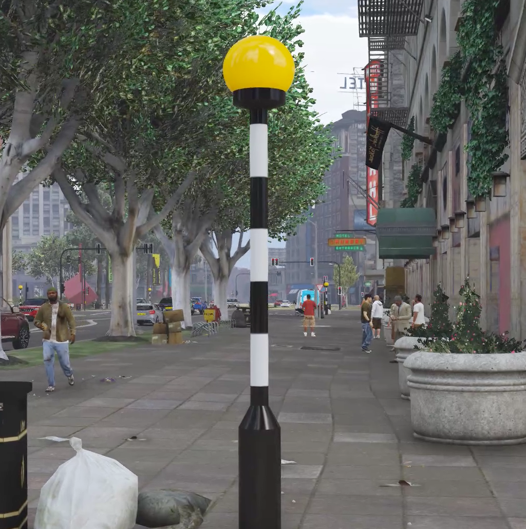 British Postbox and Belisha Beacon Pack for GTA 5