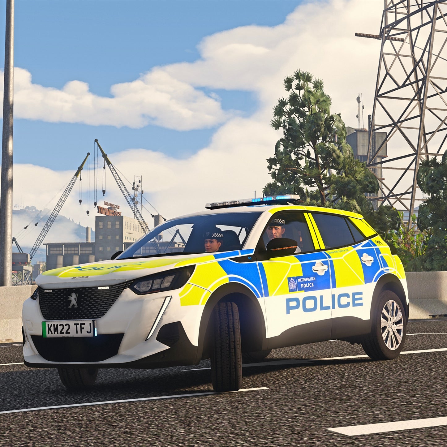 2022 Peugeot e-2008 Active Metropolitan Police