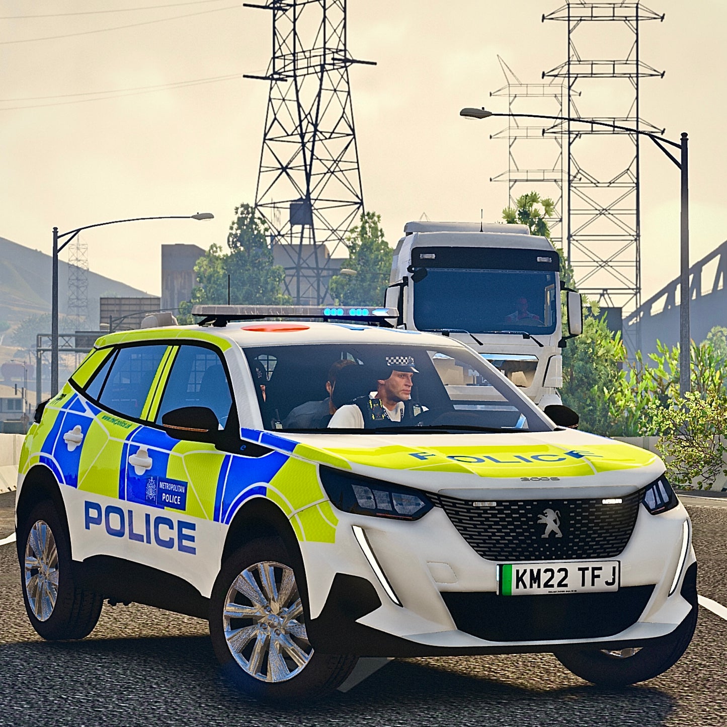 2022 Peugeot e-2008 Active Metropolitan Police